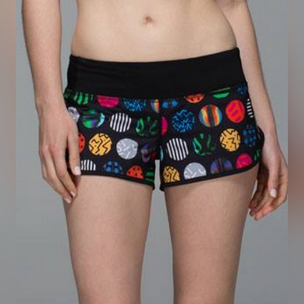 RARE Limited edition lululemon 2015 Seaweeze Circle pill speed short size 6